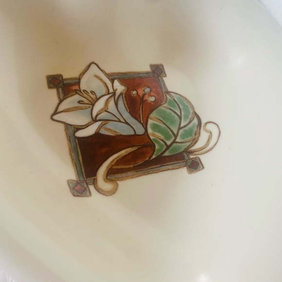 pfaltzgraff by request 2004 heart shaped serving dish bowl Art Pottery USA - Picture 3 of 4